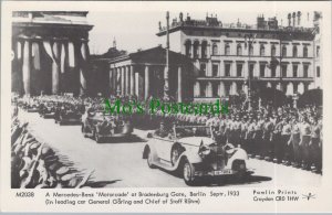 Germany Postcard-Mercedes-Benz Motorcade,Brandenburg Gate,Berlin (Repro) RS35652