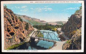 Vintage Postcard 1919 Loveland & Fort Collins Roads, Estes Park Colorado CO