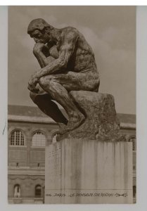 France - Paris. The Pantheon, Rodin's The Thinker Sculpture