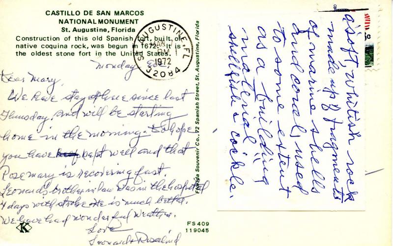 FL - St Augustine. Castillo de San Marcos