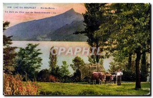 Aix les Bains - Lake Bourget - Dent du Chat to Saint Innocent - Old Postcard ...