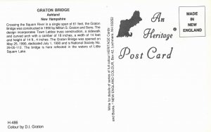 Graton Bridge Built 1990 Ashland New Hampshire