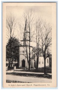 c1920's St John Episcopal Church Dirt Road Tappahannock Virginia VA Postcard