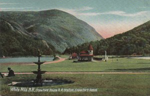 13634 Crawford House Railroad Station, White Mountains, New Hampshire