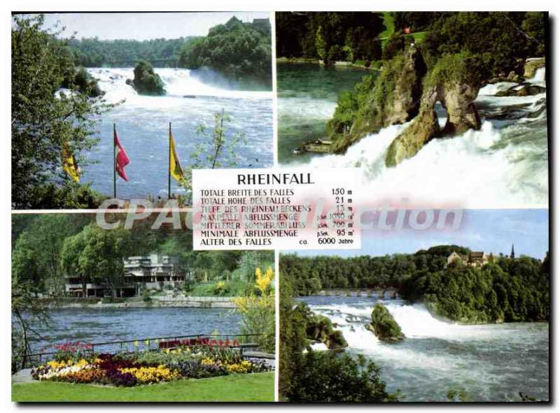 Postcard Modern Rheinfall Total Breite The Falles