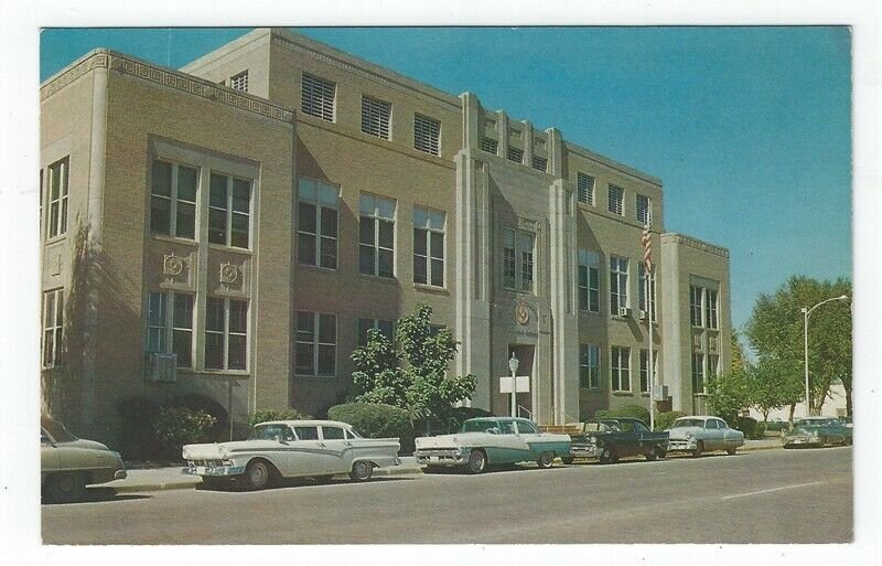 Clovis New Mexico Vintage Postcard View of Curry County Court House