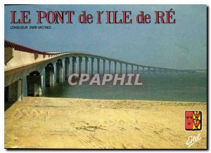 Modern Postcard The Atlantic Coast Ile de Re Charente Maritime bridge built i...