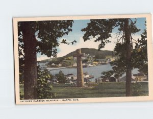 Postcard Jacques Cartier Memorial, Gaspé, Canada