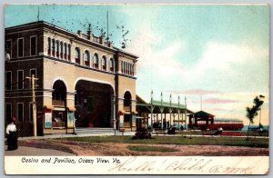 Ocean View Virginia 1906 Postcard Casino And Pavilion