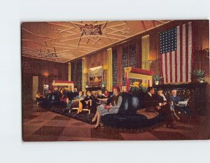 Postcard Bismarck Hotel Randolph at La Salle Chicago Illinois USA