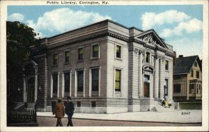 Covington Kentucky KY Public Library Vintage Postcard