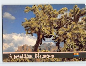 Postcard Superstition Mountain, Arizona