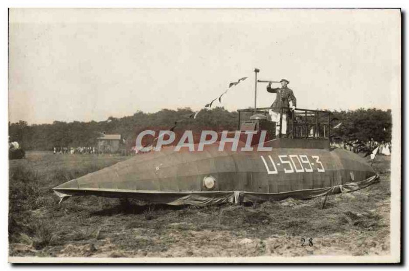 PHOTO CARD Submarine U-509 3 Boat