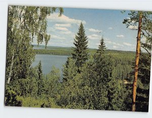 Postcard Lake Trees Nature Landscape Scenery, Finland