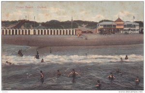 DURBAN, South Africa, 1900-1910's; Ocean Beach