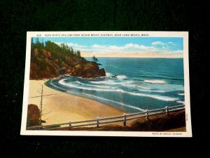 Vintage Dead Man's Hollow, Near Long Beach, Washington Early Postcard P25