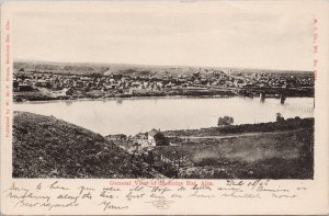 Medicine Hat Alberta General View AB c1906 Duplex Cancel Postcard H60