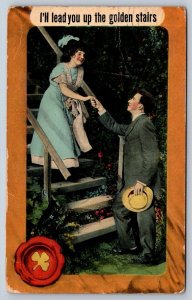 I'll Lead You Up The Golden Stairs, 1912 Solomon Brothers Postcard Series 5