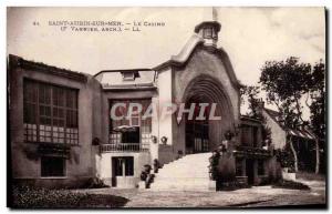 Postcard Old St Aubin Sur Mer Casino