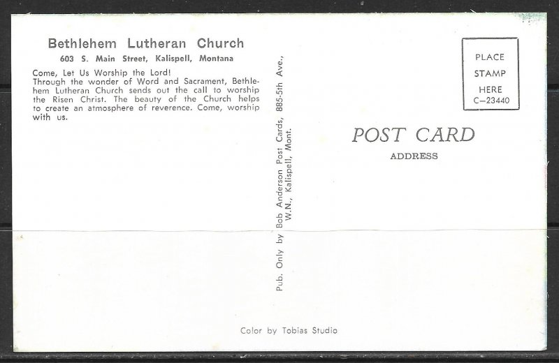 Montana, Kalispell - Bethlehem Lutheran Church - [MT-022]