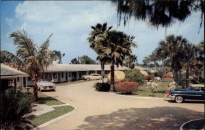 Sarasota Florida FL Motel 1950s-60s Postcard