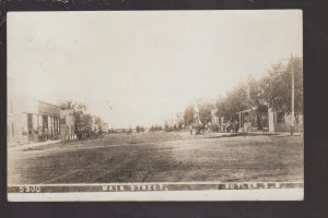 Butler SOUTH DAKOTA RPPC 1912 MAIN STREET nr Webster Bristol POPULATION 4 SD KB