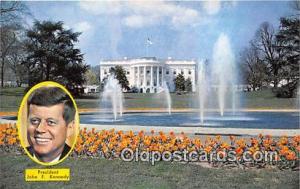  Washington, DC, USA Postcard President John F Kennedy