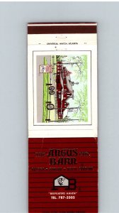 Matchbook Cover Angus Barn Beefeaters Haven Restaurant Raleigh Durham NC MB152