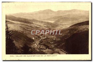 Old Postcard Vallee de Munster to Schlucht