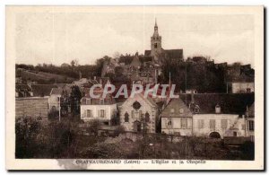 Chateaurenard Old Postcard L & # 39eglise and chapel