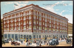 Vintage Postcard 1922 fort Cumberland Hotel, Cumberland, Maryland