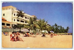 c1960's The Beach Tower Isle Hotel Ocho Rios Jamaica B.W.I. Vintage Postcard