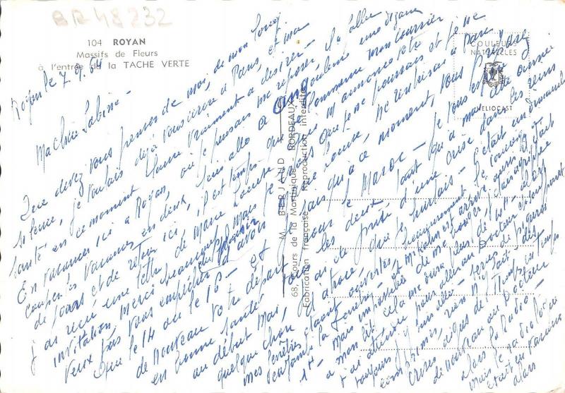 BR48232 Royan massif de fleurs   France