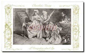 Old Postcard Fancy Chocolate Advertisement Vinay L & # & # 39occupation accor...