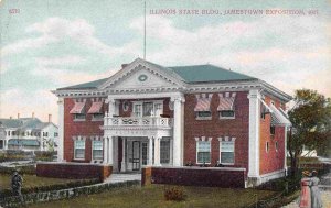 Illinois State Building Jamestown Exposition 1907 Virginia postcard