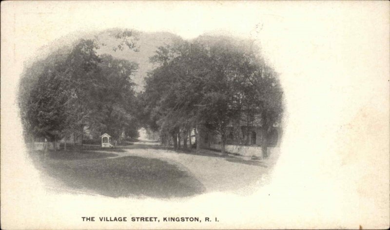 Kingston RI Village St. c1905 Postcard