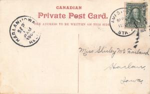 CANADIAN WEST~UNCLE SAM & JOHN BULL~FINE LOOKING COUNTRY BUT DURN POSTCARD 1906