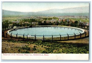 c1910 Reservoir Missoula Water Co. Exterior Missoula Montana MT Vintage Postcard