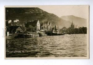 192002 NORWAY BERGEN Vintage photo postcard