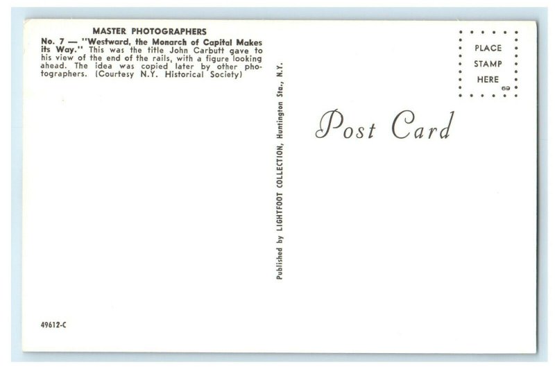 c1960 Master Photographers Westward The Monarch of Capital Make its Way Postcard 