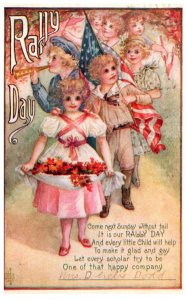 Rally Day Patriotic children