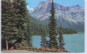 Emerald Lake & Michael Peak, Yoho National Park, BC, 1965 Don Harmon Postcard