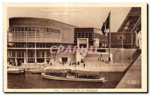 Old Postcard Exhibition Paris 1937 intenationale Pavilion belgium