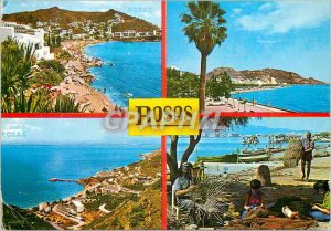 Postcard Modern Roses Costa Brava 1197 home of fishermen cordiality and peace