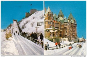 Dufferin Terrace, Winter time, QUEBEC CITY, Quebec, Canada, 40-60´