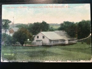 Vintage Postcard 1907-1915 Elms Hotel Pine Island Park Goffs Falls Manchester NH