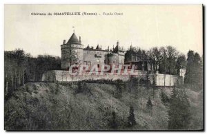 Old Postcard Chateau de Chastellux Facade Quest