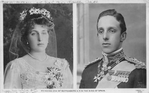 Lot 51 real photo royalty princess ena of battenberg h m the king of spain