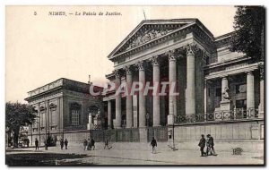 Old Postcard Nimes The Courthouse