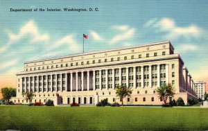 Washington D C Department Of The Interior